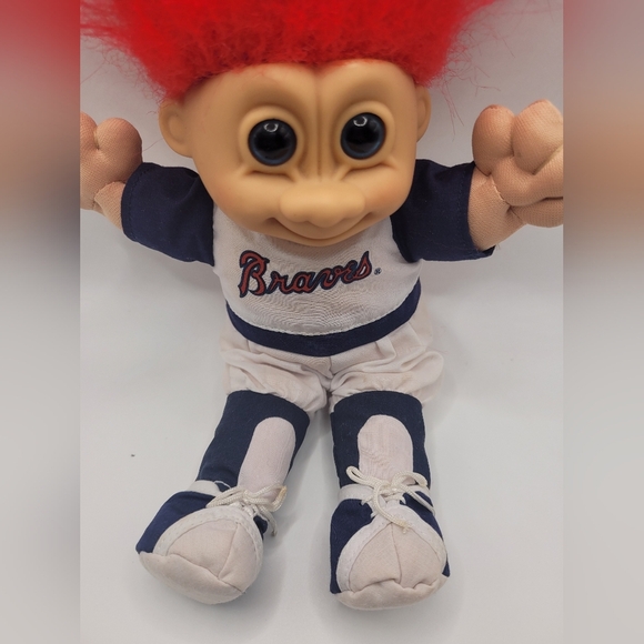 Vintage Russ Troll Atlanta Brave Plush Collectable Toy Figure Doll RARE - Picture 2 of 4